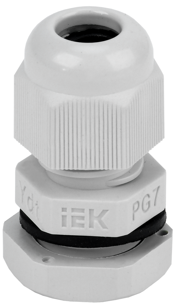 Сальник PG9 диаметр проводника 6-7мм IP54 IEK - фото 1 - id-p99557839