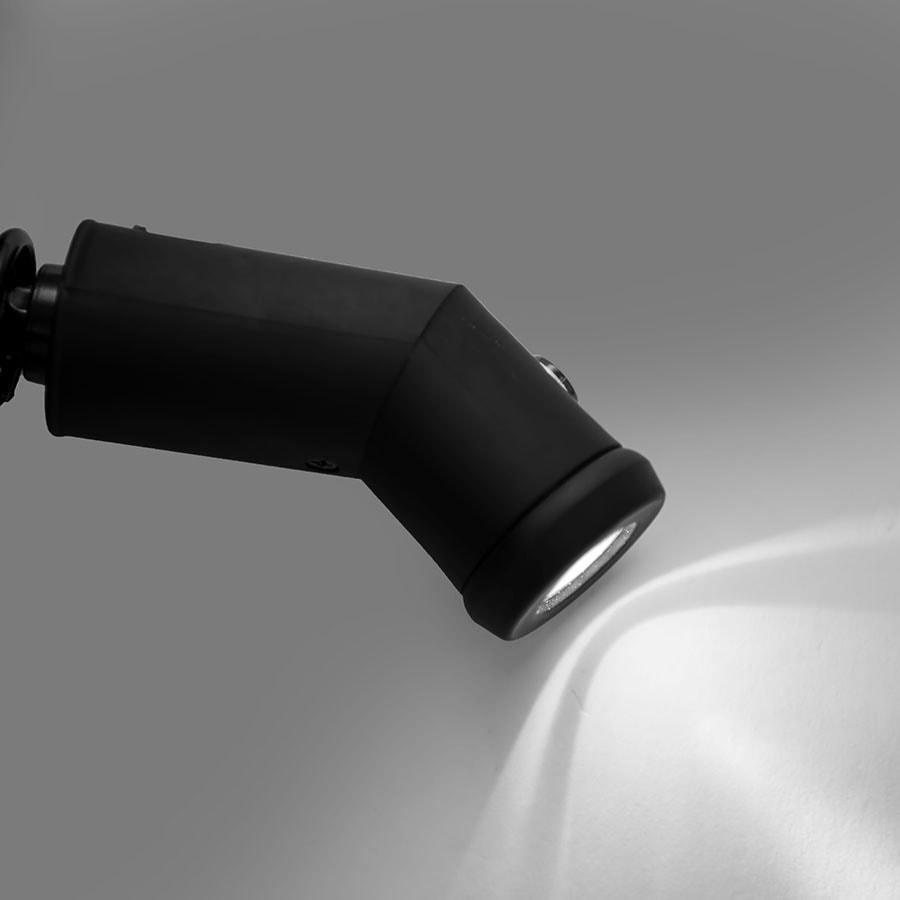 Зонт PRESTON складной с ручкой-фонариком, полуавтомат; черный; D=100 см; 100% полиэстер, Черный, -, 7441 35 - фото 5 - id-p99558057