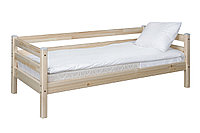 Детская кровать Соня вариант 2, лакированный массив сосны 82х202 см