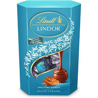 Lindt Lindor шоколад молочный с соленой карамелью, 200 гр