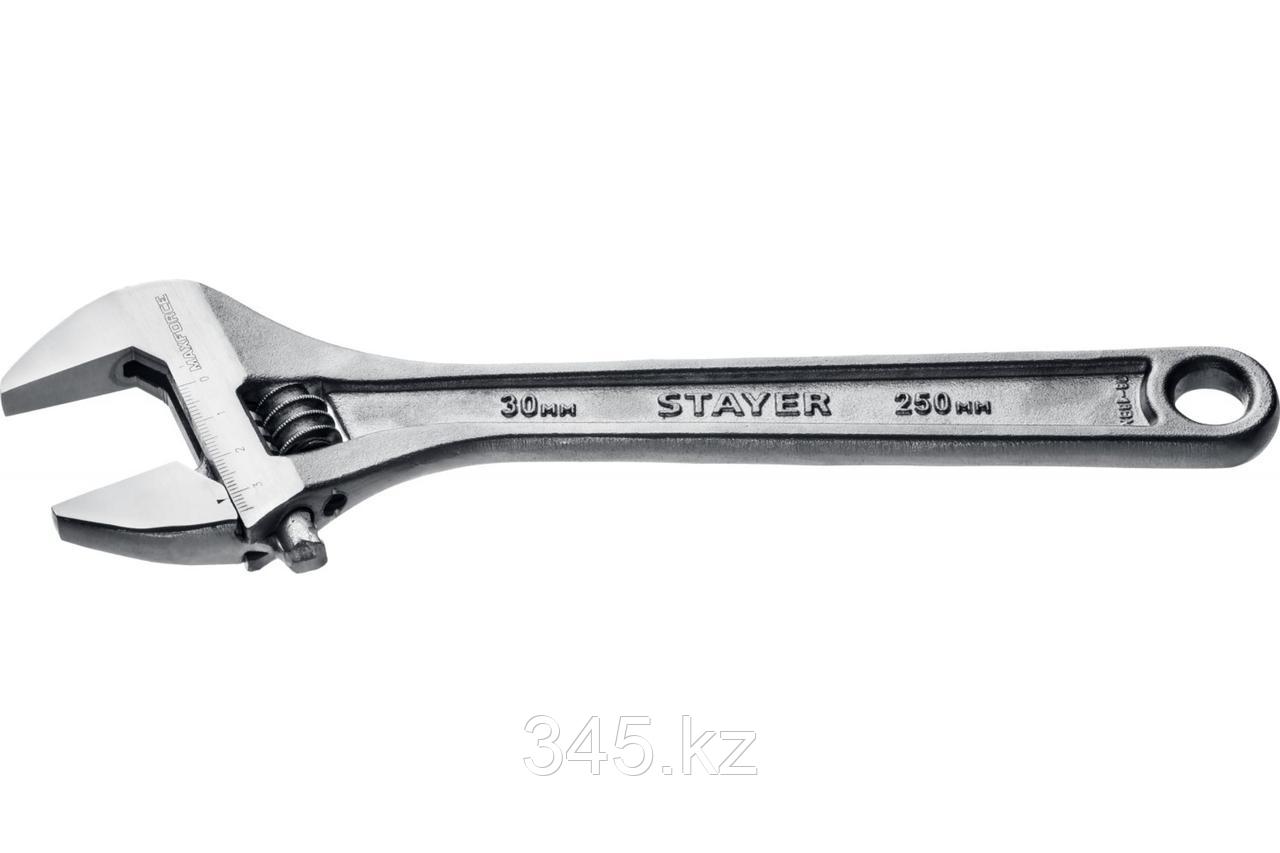 Ключ разводной MAX-Force, 250 / 30 мм, STAYER - фото 1 - id-p98431261