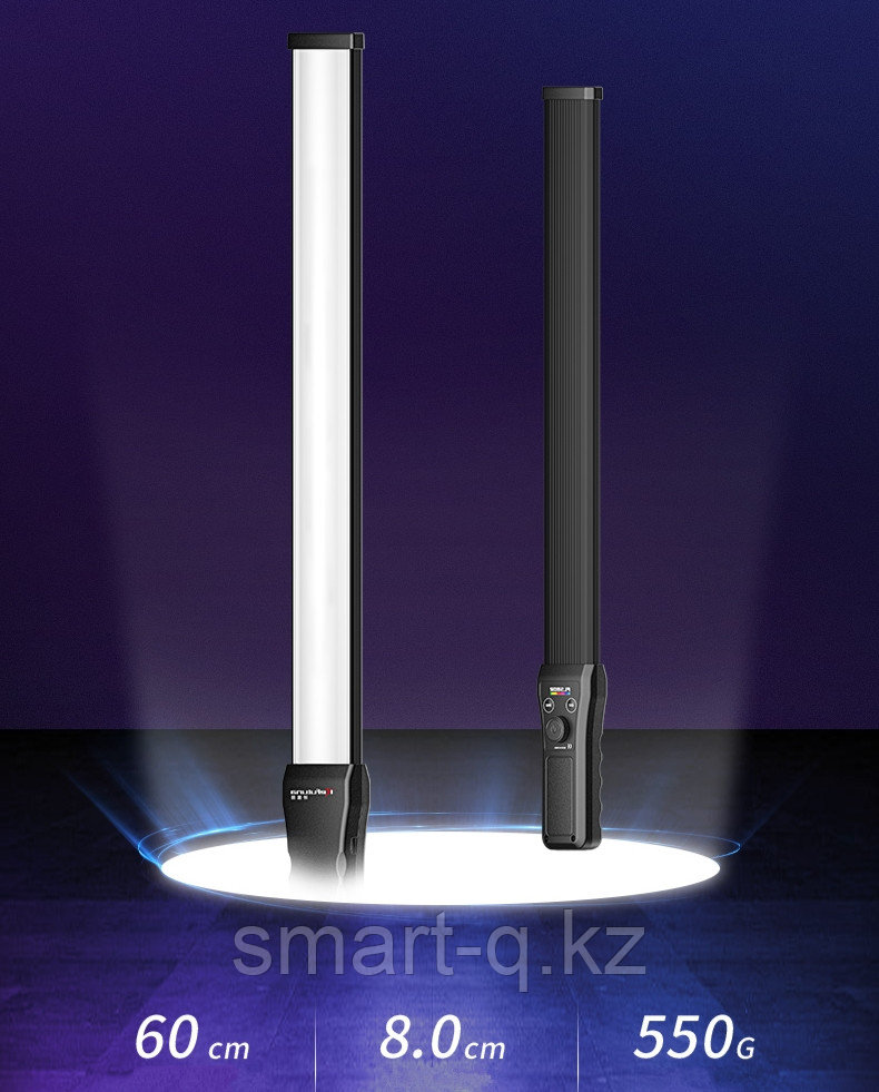 RGB light stick PL-580R, светодиодная лампа-палка 60 см на аккумуляторе - фото 6 - id-p99560787