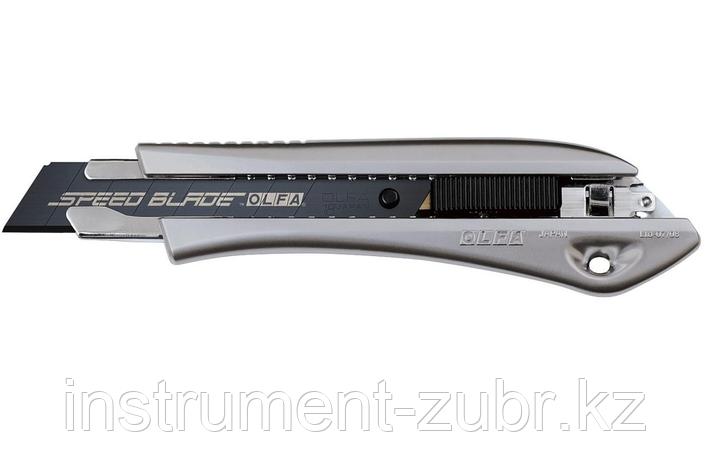 OLFA нож с выдвижным сегментированным лезвием, винтовой фиксатор, 18мм, фото 2