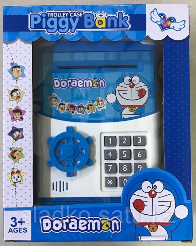 Детская копилка Сейф Doraemon электронный без отпечатка - фото 1 - id-p99563379