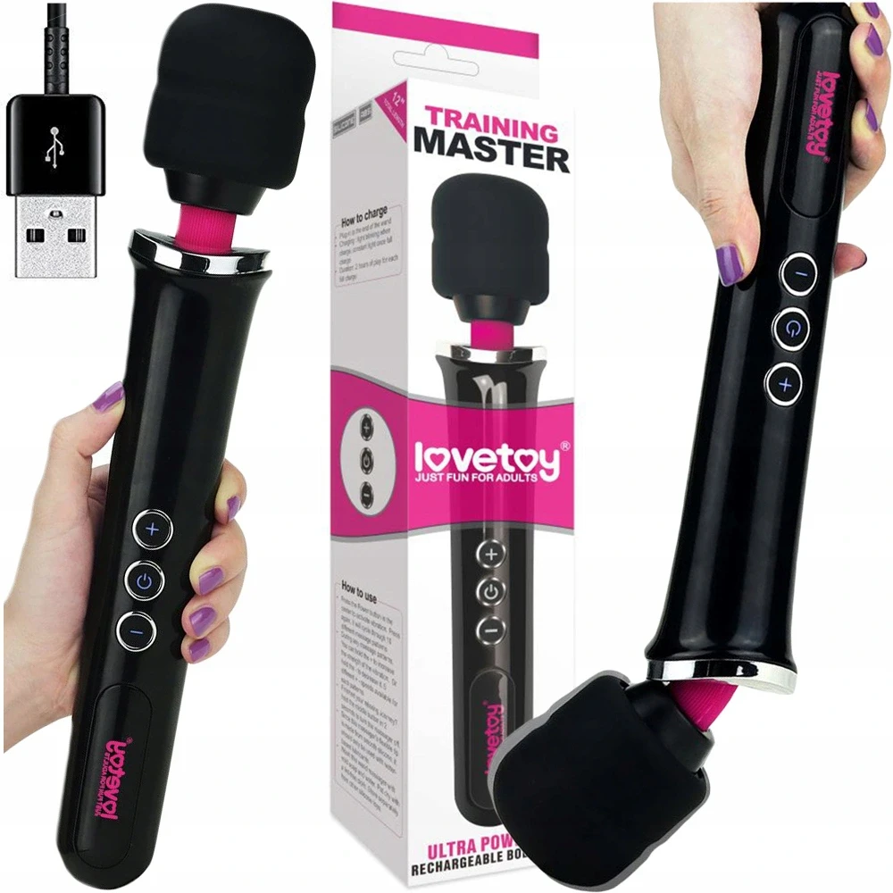 Перезаряжаемый вибромассажер "Training Master Magic" от Lovetoy, 10 режимов вибрации