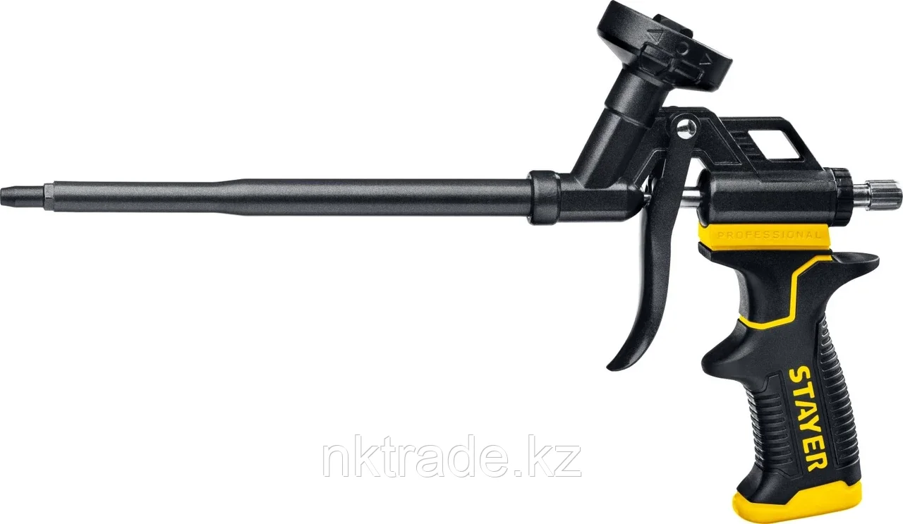 STAYER BLACK PRO профессиональный пистолет для монтажной пены, с полным тефлоновым покрытием - фото 1 - id-p98547567
