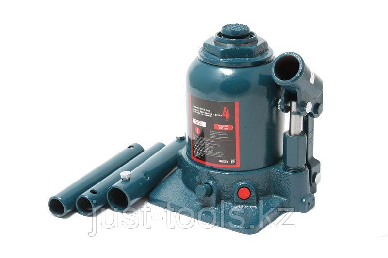 Forsage Домкрат бутылочный двухштоковый с клапаном 4т (h min - 160мм, h max - 390мм, ход штока - 170мм) - фото 1 - id-p99571012
