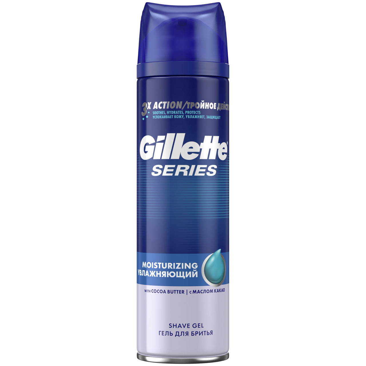 Гель для бритья увлажняющий Gillette Series Moisturizing, 200мл