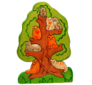 Пазл Чудево Кошки на дереве из дерева ручной работы - фото 2 - id-p93811153