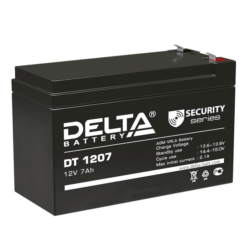 Аккумулятор,DT,12V-7A