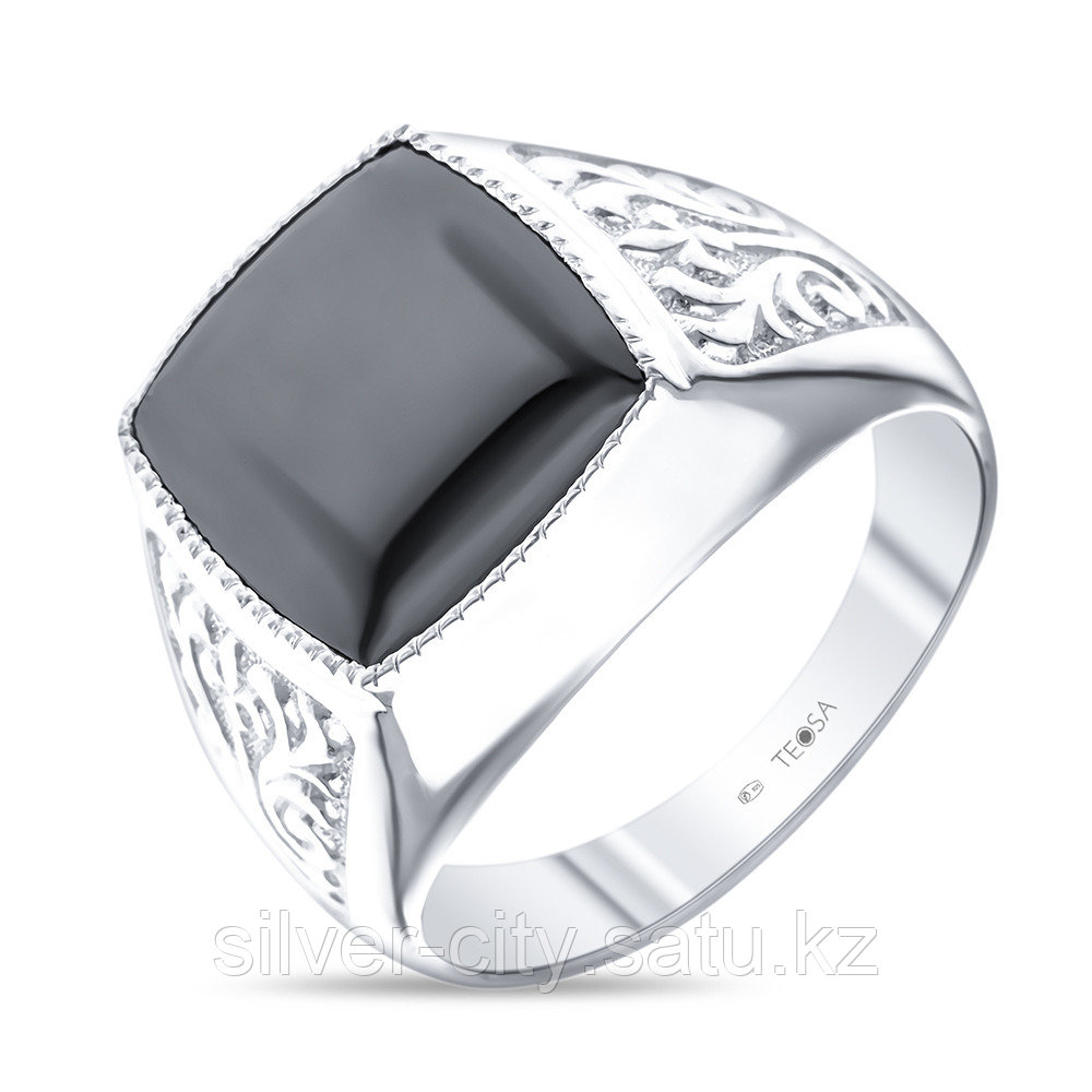 Серебряное кольцо с фианитом TEOSA Т-115039