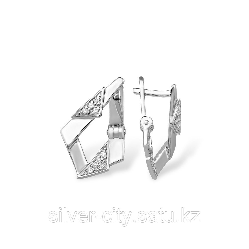 Серебряные серьги с фианитом Efremov 1210019047-501