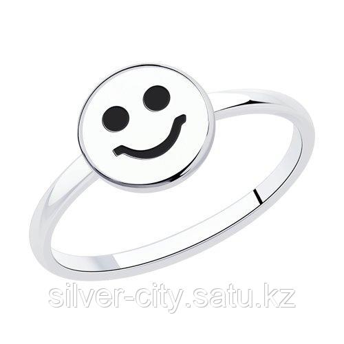 Серебряное кольцо с эмалью SOKOLOV 94013464