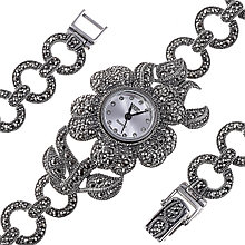 Часы из серебра с марказитом TEOSA HW-001-MAC
