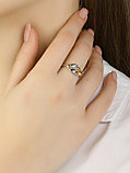 Серебряное кольцо с фианитом синт. TEOSA 10120-524-CZ, фото 5