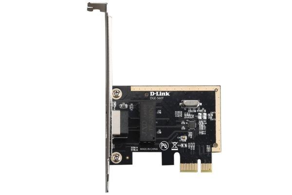 D-link DGE-560T Адаптер сетевой PCI Express с 1 портом 10/100/1000Base-T - фото 1 - id-p99577284