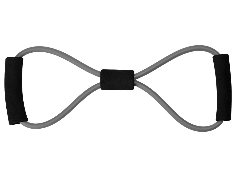 Эспандер в форме 8, серый/черный - фото 3 - id-p99588427
