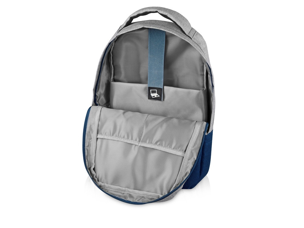 Рюкзак Fiji с отделением для ноутбука, серый/темно-синий 2767C - фото 3 - id-p99588341