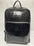 Мужской рюкзак из кожи "EMINSA". Высота 42 см, ширина 30 см, глубина 14 см., фото 3