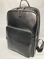 Мужской кожаный рюкзак "EMINSA". Высота 42 см, ширина 30 см, глубина 14 см., фото 1