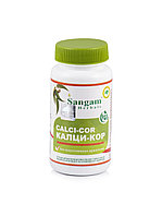 Калци-Кор (Calci-Cor) Sangam Herbals, 60 таб, органический кальций для нормального обмена веществ