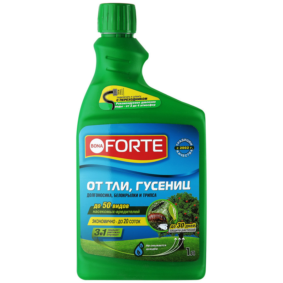 Средство  Bona Forte запаска от тли и гусениц  1л 0061, фото 1