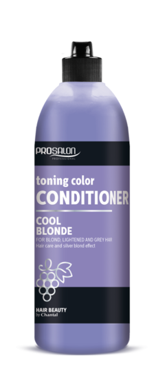 Кондиционер для светлых, осветленных и седых волос 500мл Prosalon Toning color Cool Blonde