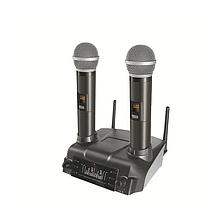 Двухканальная радиосистема с микрофонами на аккумуляторах, Smart CD-02