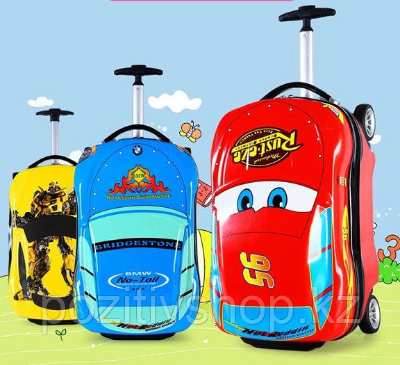 Детский чемодан и рюкзак Молния маквин - фото 8 - id-p99590988
