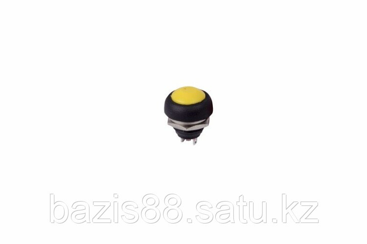 Выключатель-кнопка 250V 1А (2с) OFF-(ON) Б/Фикс желтая Micro | 36-3052 | REXANT - фото 1 - id-p99592444