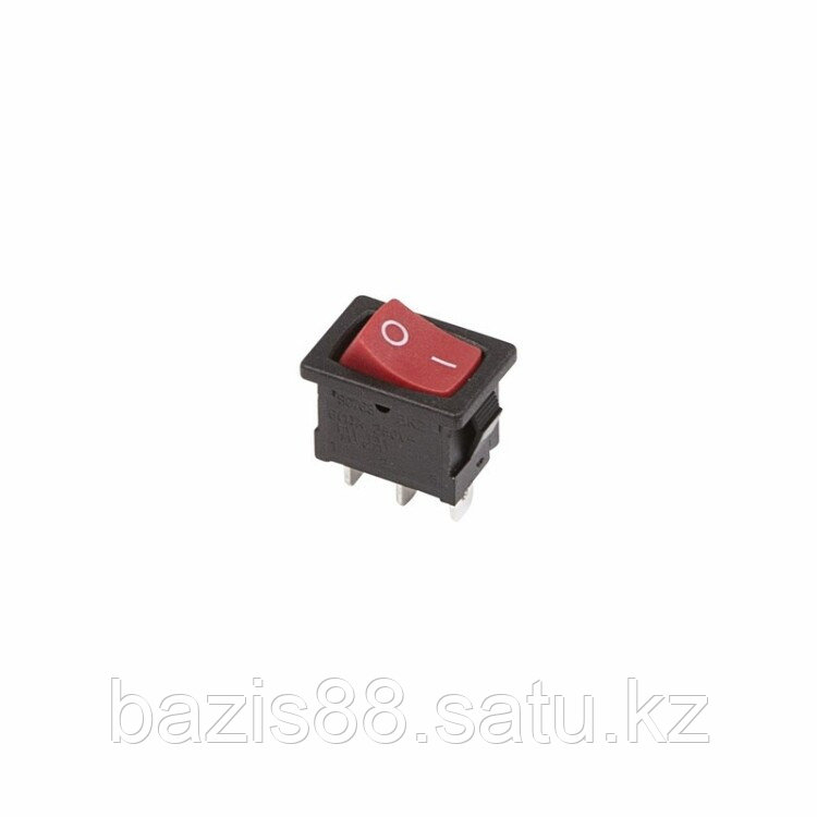 Выключатель клавишный 250V 6А (3с) ON-ON красный Mini | 36-2131 | REXANT - фото 1 - id-p99592488