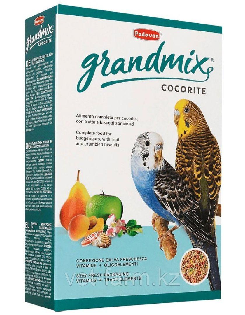 Grandmix cocorite корм для взрослых волнистых попугаев, 400г