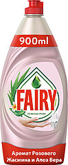 Средство для мытья посуды Fairy Нежные Руки Розовый жасмин и алоэ вера 900 мл