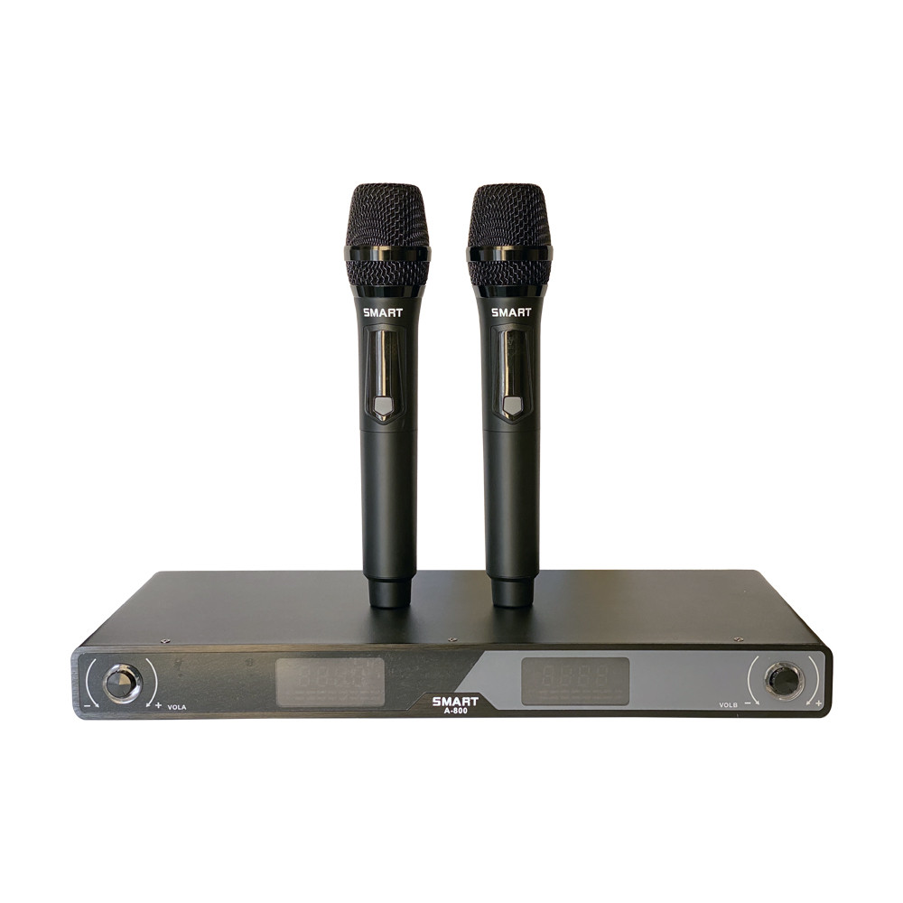 Двухканальная радиосистема с микрофонами на аккумуляторах, Smart A-800, фото 1