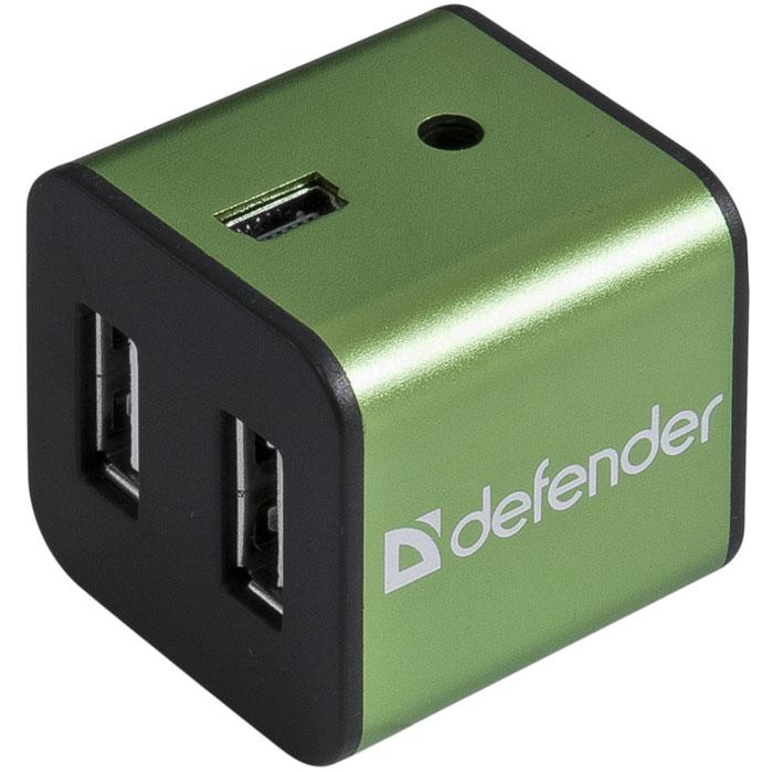 Универсальный USB разветвитель Defender Quadro Iron USB2.0, 4 порта
