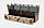 Скамья Роденго дуб Сонома трюфель, серый 189х88х66(100) см, фото 2