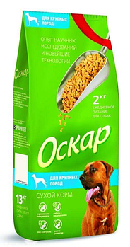 Оскар сухой корм для собак крупных пород 2,2кг