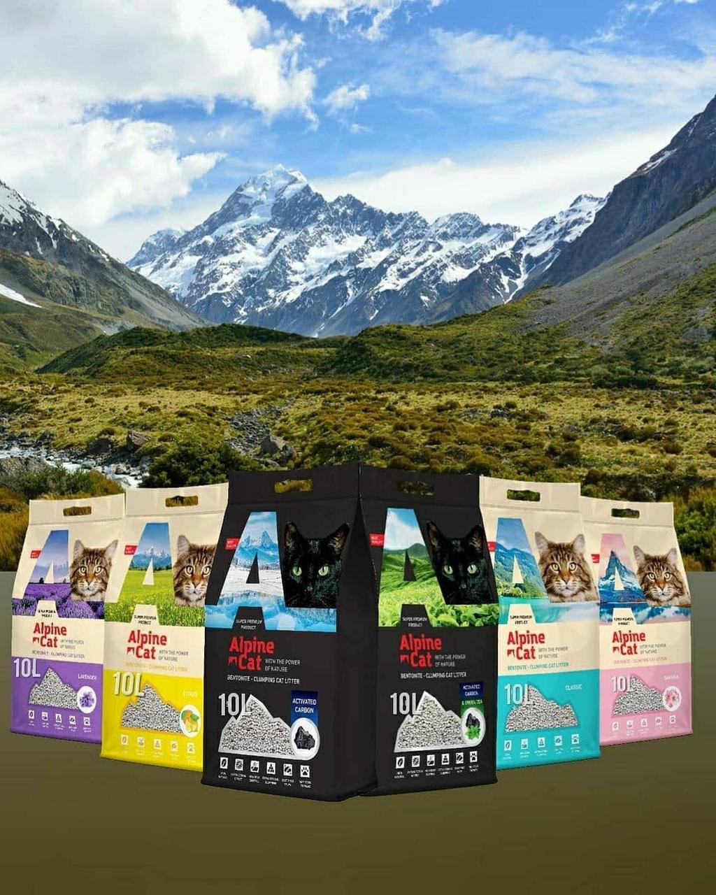 Alpine cat Комкующийся наполнитель Нейтральный, 10 л