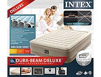Надувная кровать двуспальная со встроенным насосом Intex 64428