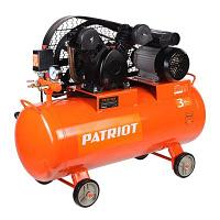 PTR 80-450A PATRIOT Компрессор ременной 450 л/мин, 2.0 кВт, 10 атм, 80 л, кол-во цилиндров/ступеней 2 /1 шт,