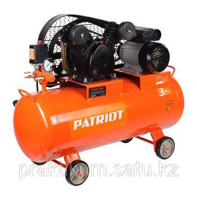 PTR 80-450A PATRIOT Компрессор ременной 450 л/мин, 2.0 кВт, 10 атм, 80 л, кол-во цилиндров/ступеней 2 /1 шт, - фото 1 - id-p99627049