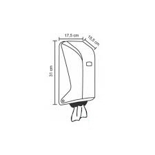 Диспенсер для рулонных бумажных полотенец центральной вытяжки Vialli SG1 mini (Турция) - фото 3 - id-p99627147