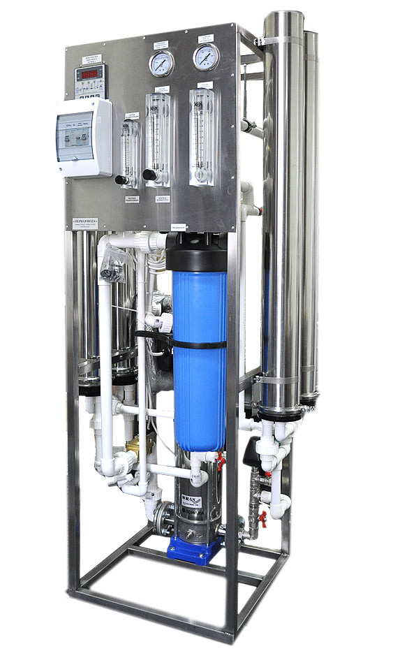 Опреснитель воды RO-750 производительностью 750 л/ч (без мембран) - фото 1 - id-p99630057