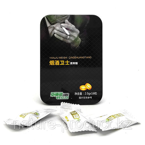 Освежающие леденцы от запаха сигорет и алкоголя 15 шт. (id 99631371)