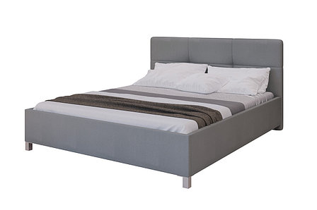 Кровать с подъёмным механизмом Агата 160х200 см, светло-серый, фото 2