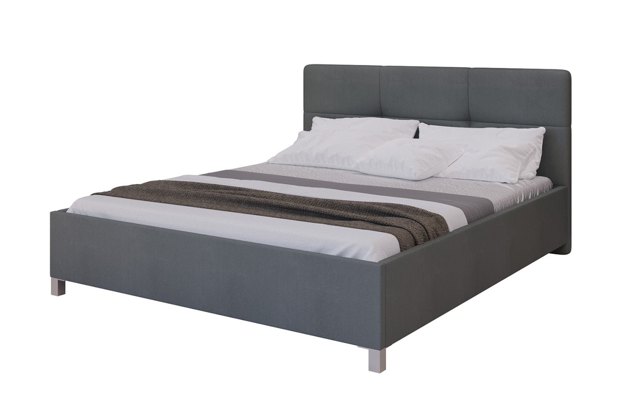 Кровать с подъёмным механизмом Агата 160х200 см, темно-серый - фото 1 - id-p99635561