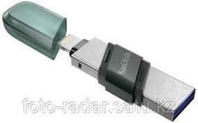 Флеш накопитель для iPhone SanDisk iXpand Flash Drive Flip 64gb 2 разъема USB3.1+lightning