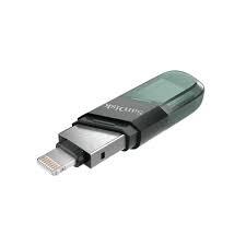 Флеш накопитель для iPhone SanDisk iXpand Flash Drive Flip 64gb 2 разъема USB3.1+lightning - фото 3 - id-p99635592