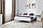 Кровать Люкс 140х200 см, белый, фото 2