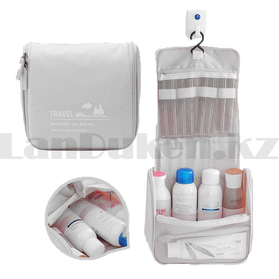 Органайзер дорожный непромокаемый складной подвесной Travel GB/T19001 2016 серый, фото 1